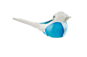 CCG SPAB BIRD BLUE GLASS 17x7cm