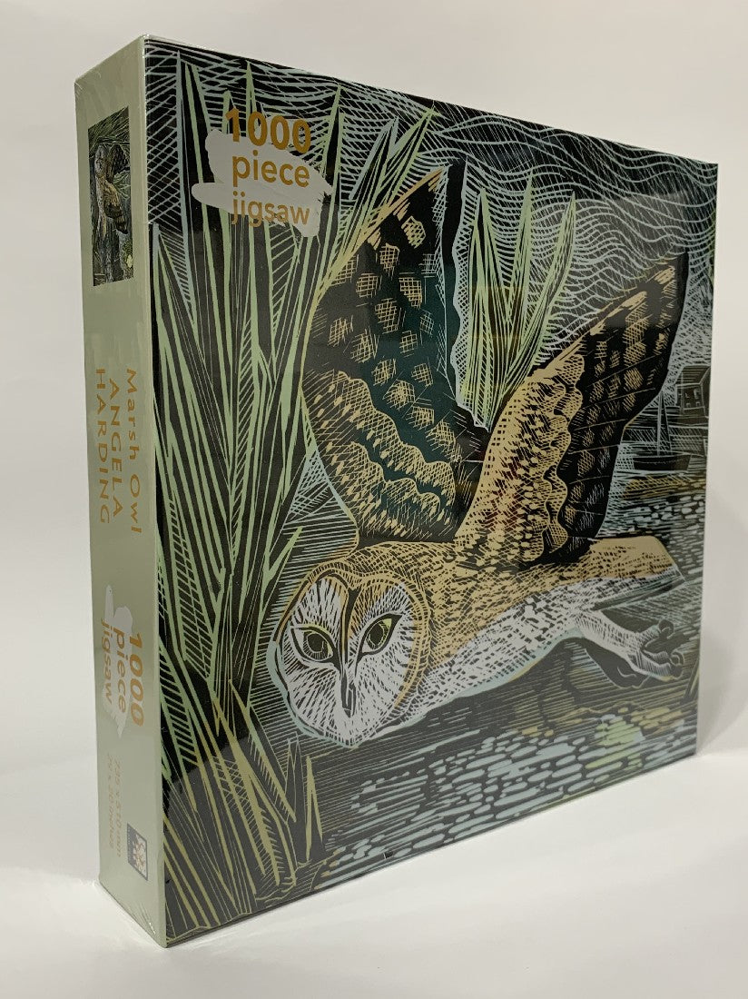 Angela Harding- Marsh Owl 1000 pc Jigsaw Puzzle