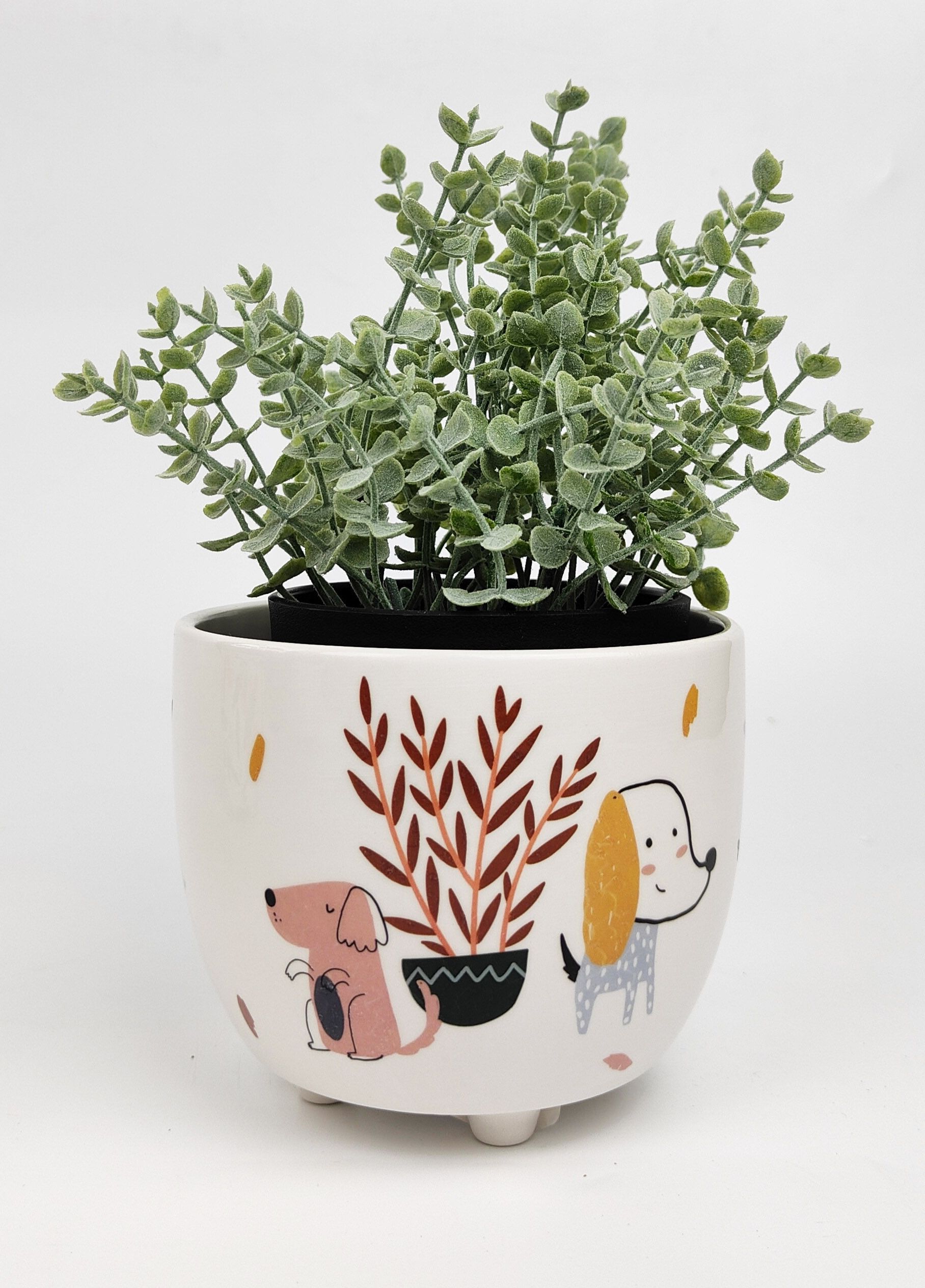QUIRKY DOGS PLANTER 12cm
