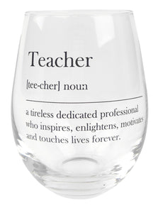 TEACHER WINE GLASS 12cm